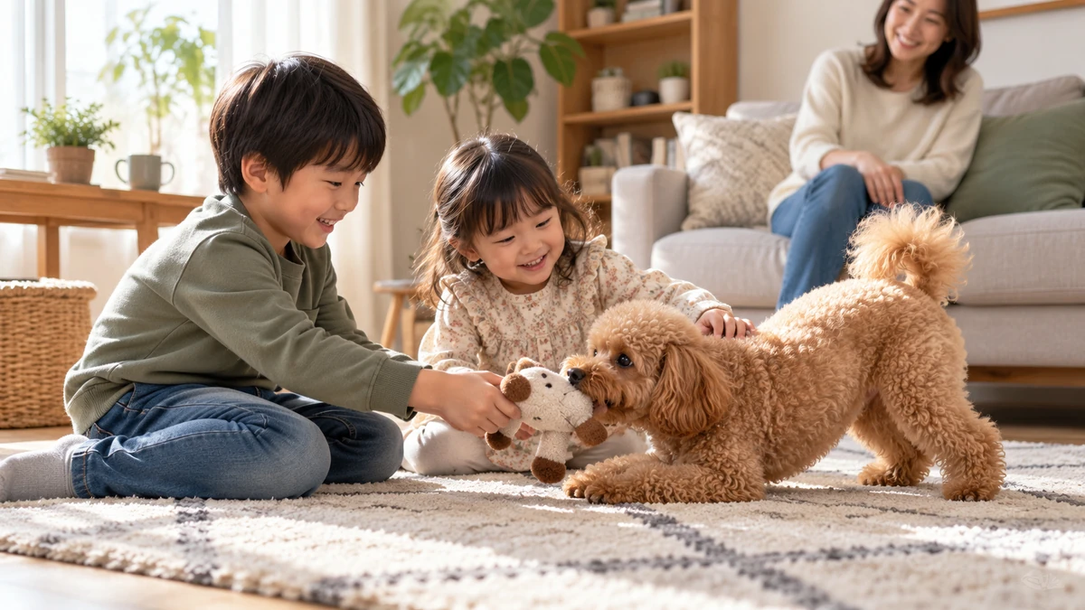 Toy poodle köpek — sahibinin kucağında sevilen sadık kucak köpeği