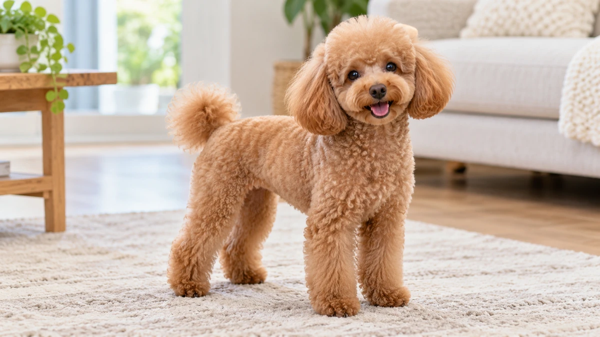 Toy poodle ilan — teddy bear kesimli toy poodle ilan görseli